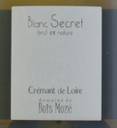 Domaine de Bois Mozé - Domaine Bois Mozé Blanc Secret - Pétillant - 2017