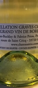 Château Sirio - Graves - Blanc - 2016